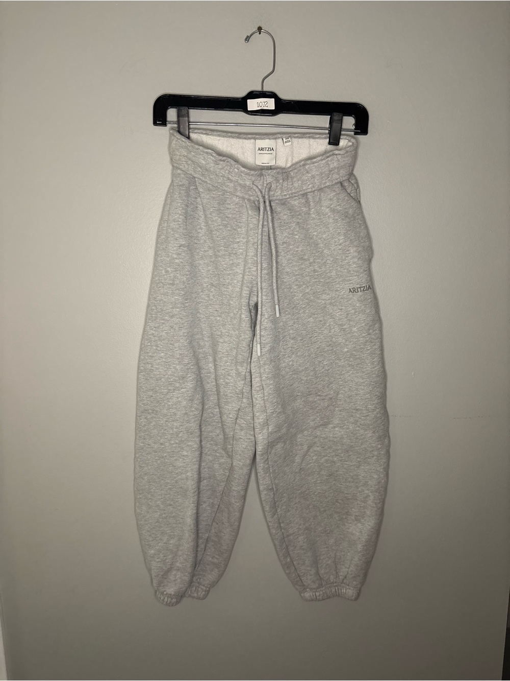 Aritzia Light Heather Gray Sweat Joggers 2XS